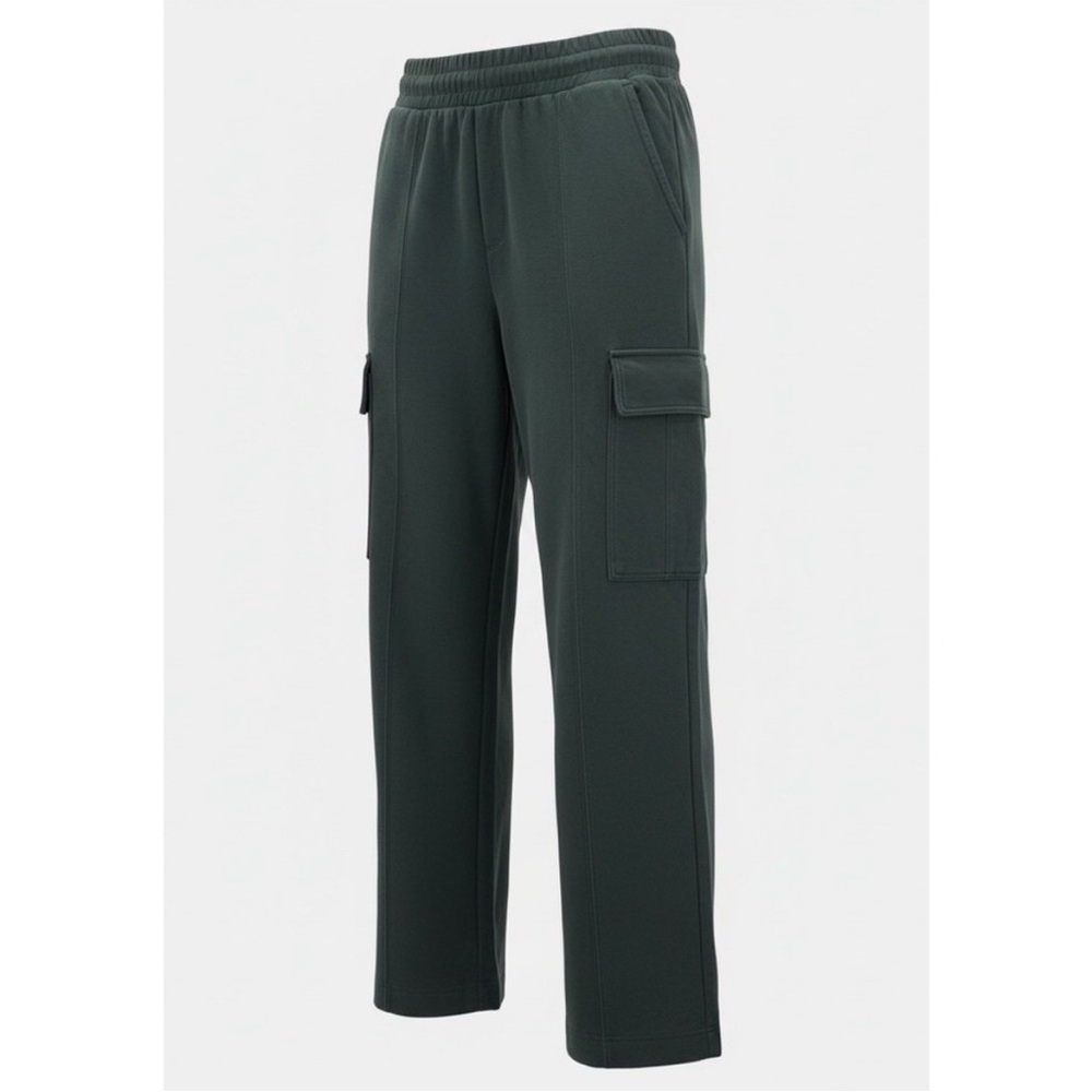 Old Navy Active Dark Green Wide Leg Cargo Pants size medium - Picture 2 of 11